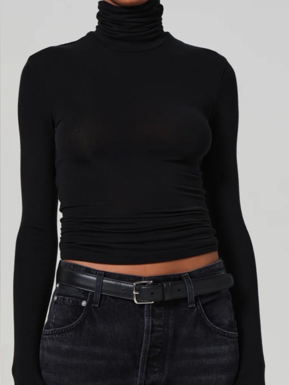 Citizens Of Humanity Caradene Turtleneck Black Size Small